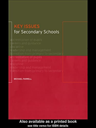 Key Issues for Secondary Schools