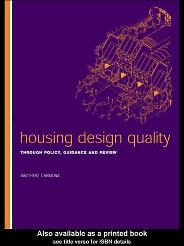 Housing Design Quality