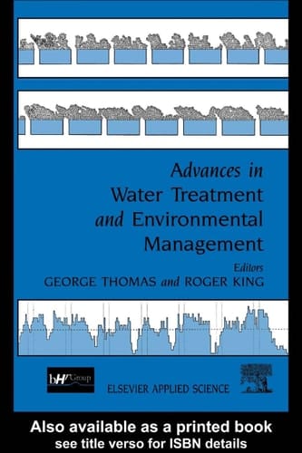 Advances in water treatment and environmental management