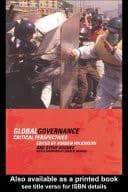 Global Governance: Critical Perspectives