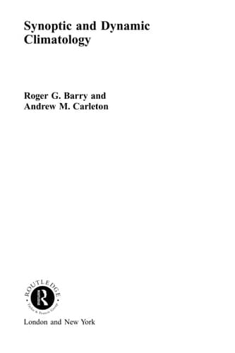 Synoptic and dynamic climatology