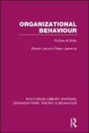Organizational Behaviour Politics at Work