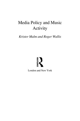 Media policy and music activity