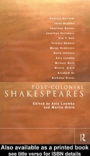 Post-Colonial Shakespeares