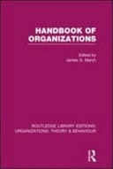 Handbook of Organizations
