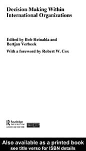 Decision Making Within International Organisations