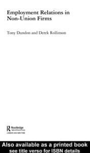 Employment Relations in Non-Union Firms