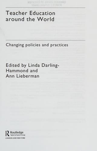 Teacher education around the world: changing policies and practices