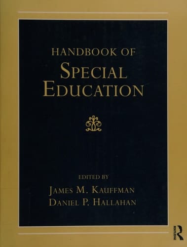 Handbook of special education