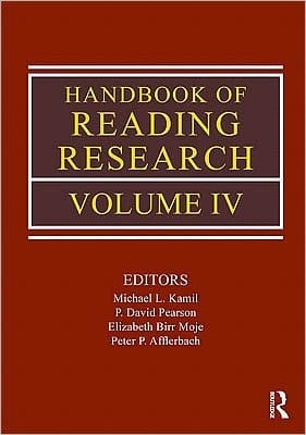 Handbook Of Reading Research, Volume 4