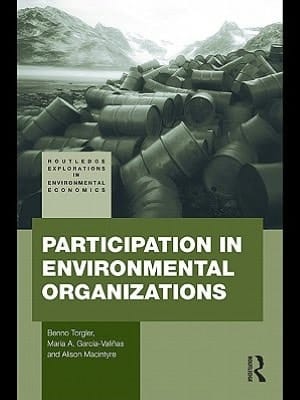 Participation in environmental organizations