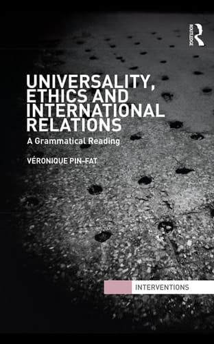 Universality, ethics, and international relations: a grammatical reading