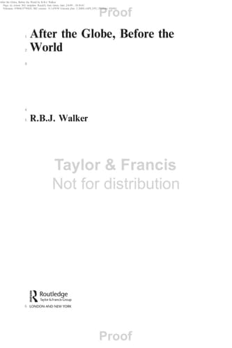 After the globe, before the world