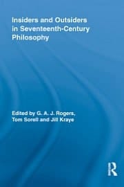 Insiders and Outsiders in Seventeenth-Century Philosophy