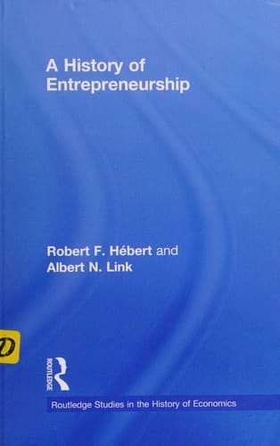 A history of entrepreneurship