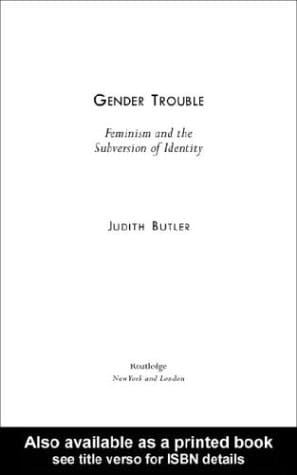 GENDER TROUBLE