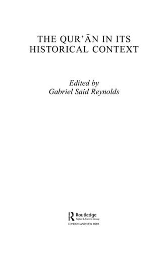 The Qurʼān in its historical context