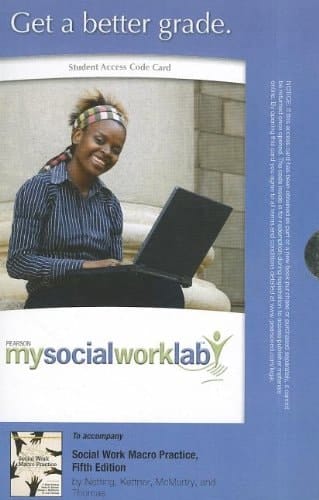 MySocialWorkLab without Pearson eText -- Standalone Access Card -- for Social Work Macro Practice (5th Edition)