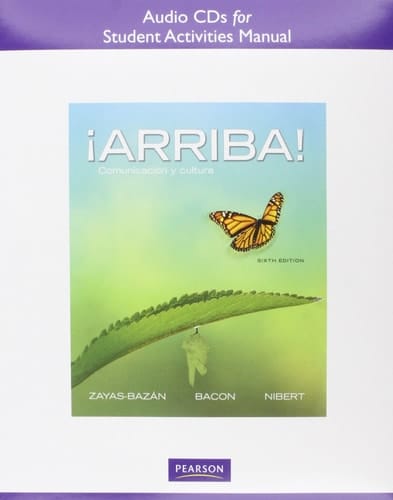 Audio CDs for the Student Activities Manual for ¡Arriba!: Comunicación y cultura