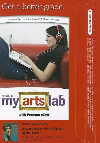 MyArtsLab with Pearson eText -- Standalone Access Card -- for Janson's History of Art, Volume 1 (8th Edition)