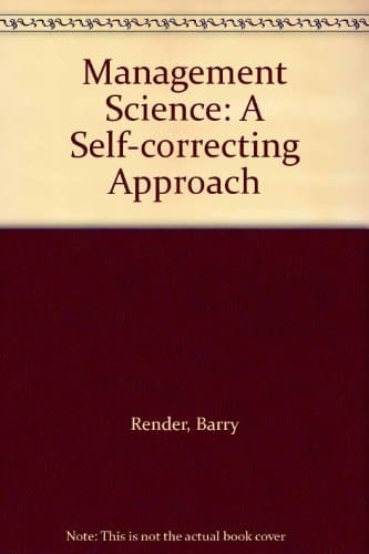 Management science: A self-correcting approach