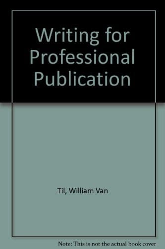 Writing for professional publication