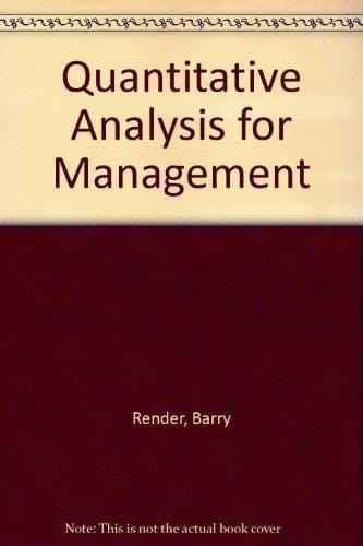 Quantitative analysis for management