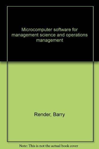 Microcomputer software for management science and operations management