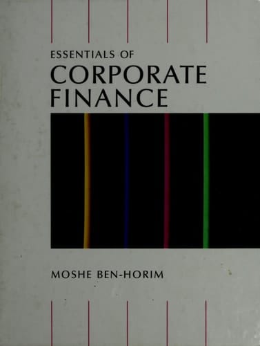 Essentials of Corporate Financial