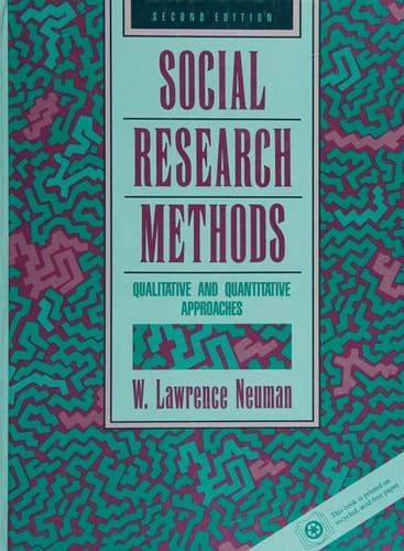 Social Research Methods: Qualitative and Quantitative Approaches