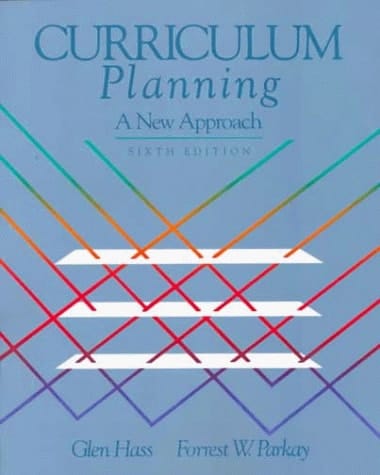 Curriculum Planning: A New Approach