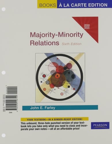 Majority-Minority Relations Census Update, Books a la Carte Edition (6th Edition)