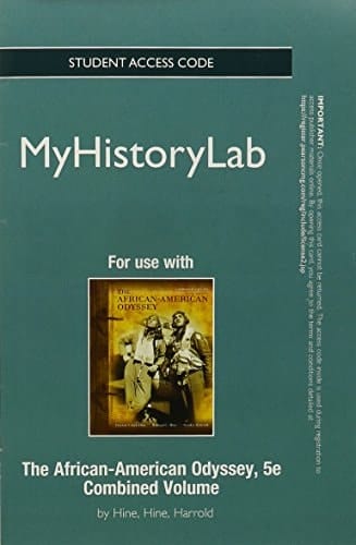 NEW MyHistoryLab -- Standalone Access Card -- for The African-American Odyssey (5th Edition)