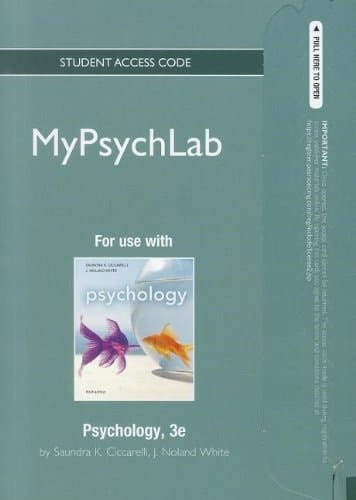 NEW MyPsychLab -- Standalone Access Card -- for Psychology (3rd Edition)
