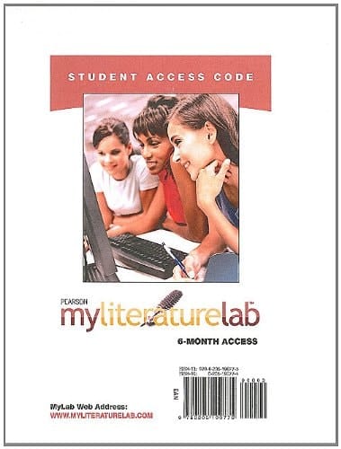 MyLiteratureLab -- Standalone Access Card (6-month access)