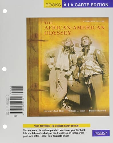 African-American Odyssey, The, Combined Volume, Books a la Carte Plus NEW MyHistoryLab Pegasus -- Access Card Package (5th Edition)