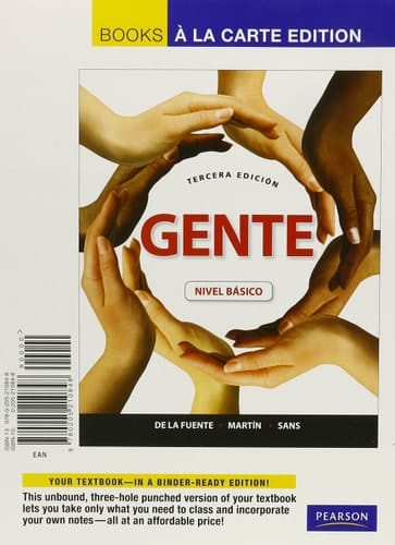 Gente: Nivel Basico: Books a La Carte Edition