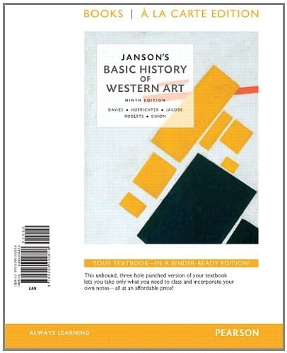 Janson's Basic of History of Western Art, Books a la Carte Edition (9th Edition)