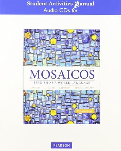 SAM Audio CDs for Mosaicos: Spanish as a World Language