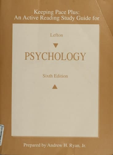 Psychology (Study Guide)