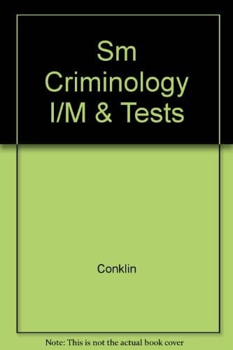 Sm Criminology I/M & Tests