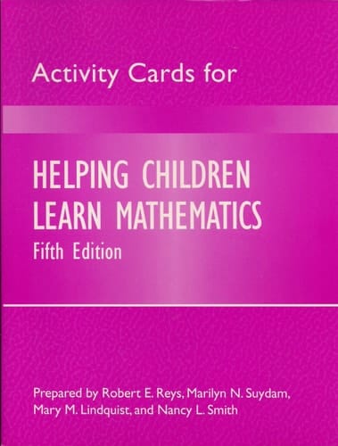 Activity Cards for Helping Children Learn Mathematics.