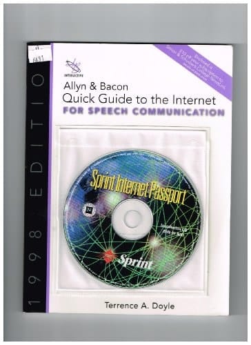 Allyn and Bacon quick guide to the Internet for speech communication