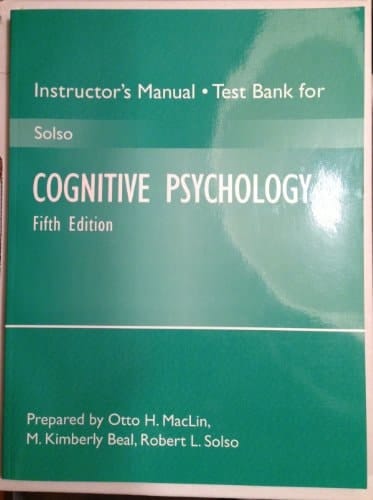 Cognitive Psychology I/M & Tests