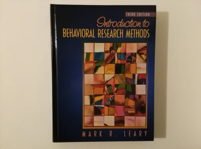 Introduction to Behavioral Research Methods (3rd Edition)