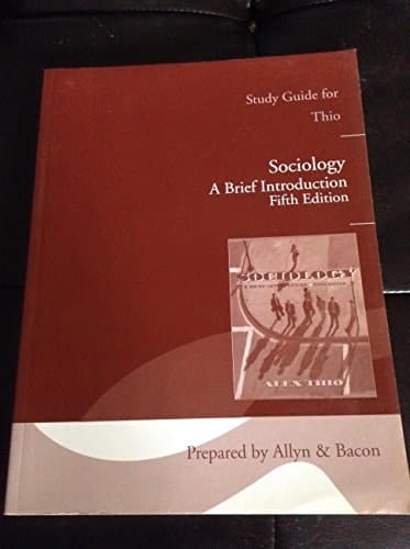 Study Guide for Sociology: A Brief Introduction