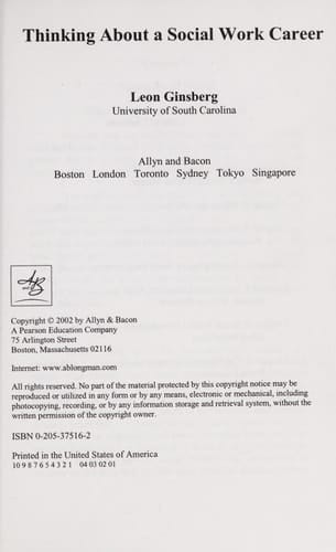 Thinking about a social work career