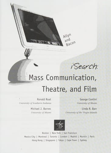 iSearch for Mass Communication, Theatre, and Film (with ContentSelect)