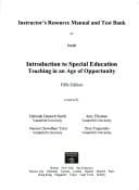 Instructor's Resource Manual/Testbank