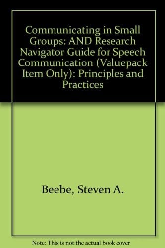 Communicating Small Group& Research Nav/G Pk